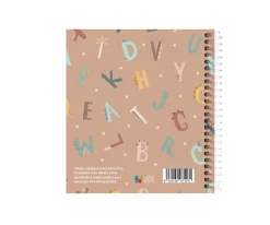 Pequeña Agenda Guardería Personalizable Funny Letters