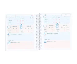 Pequeña Agenda Guardería Personalizable Funny Letters