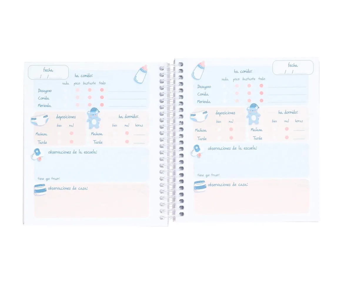 Pequeña Agenda Guardería Personalizable Tutete Ballet