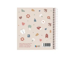 Pequeña Agenda Guardería Personalizable Geometric Nature