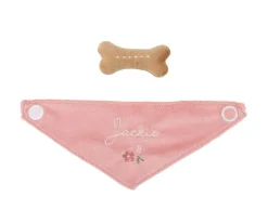 Perrito de Peluche Jackie con Bolsa de Transporte