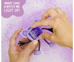 Personaje + 2 Cubos Iluminados Lumi Lila New