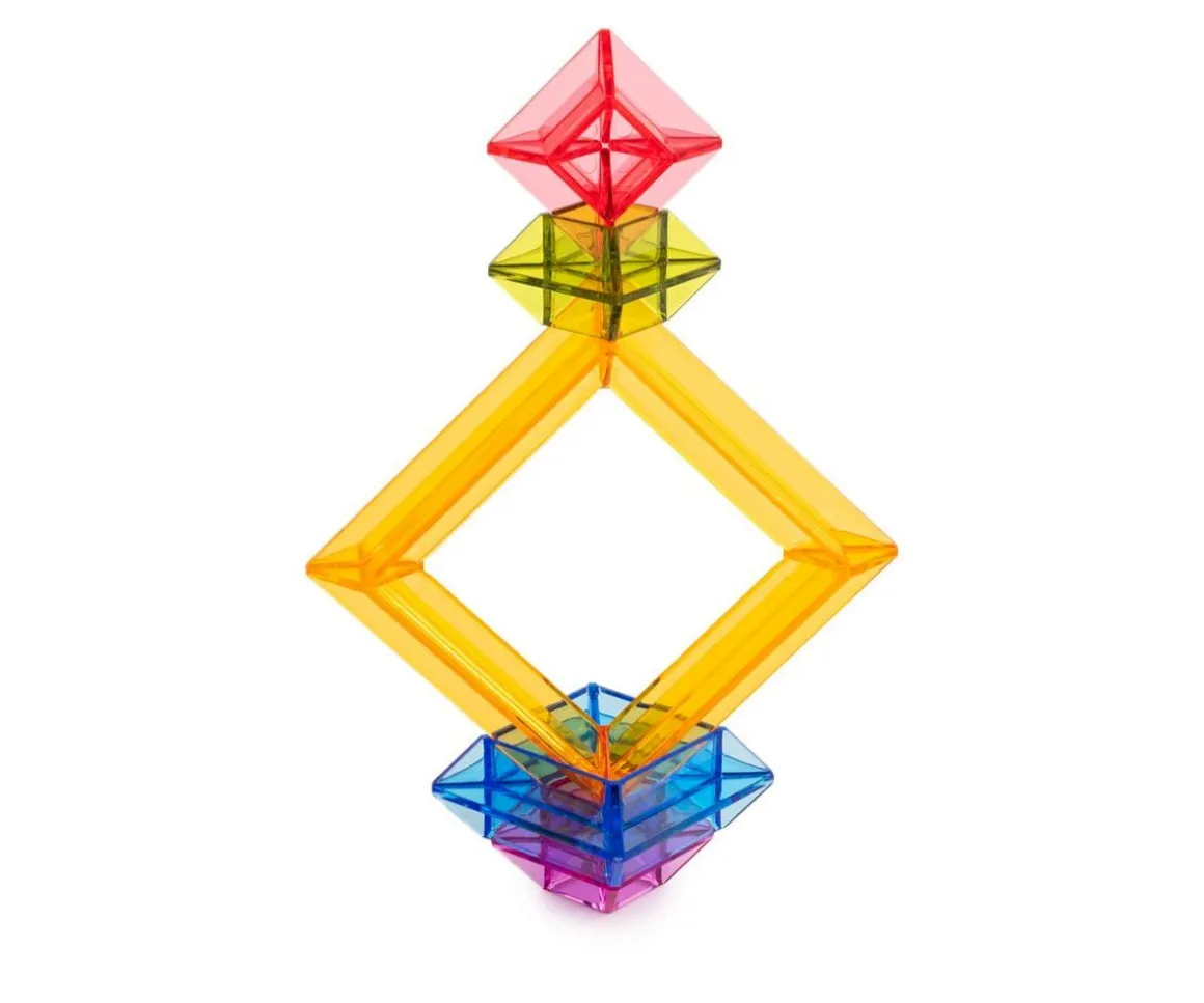 Pirámides Apilables Translúcidas 25 uds