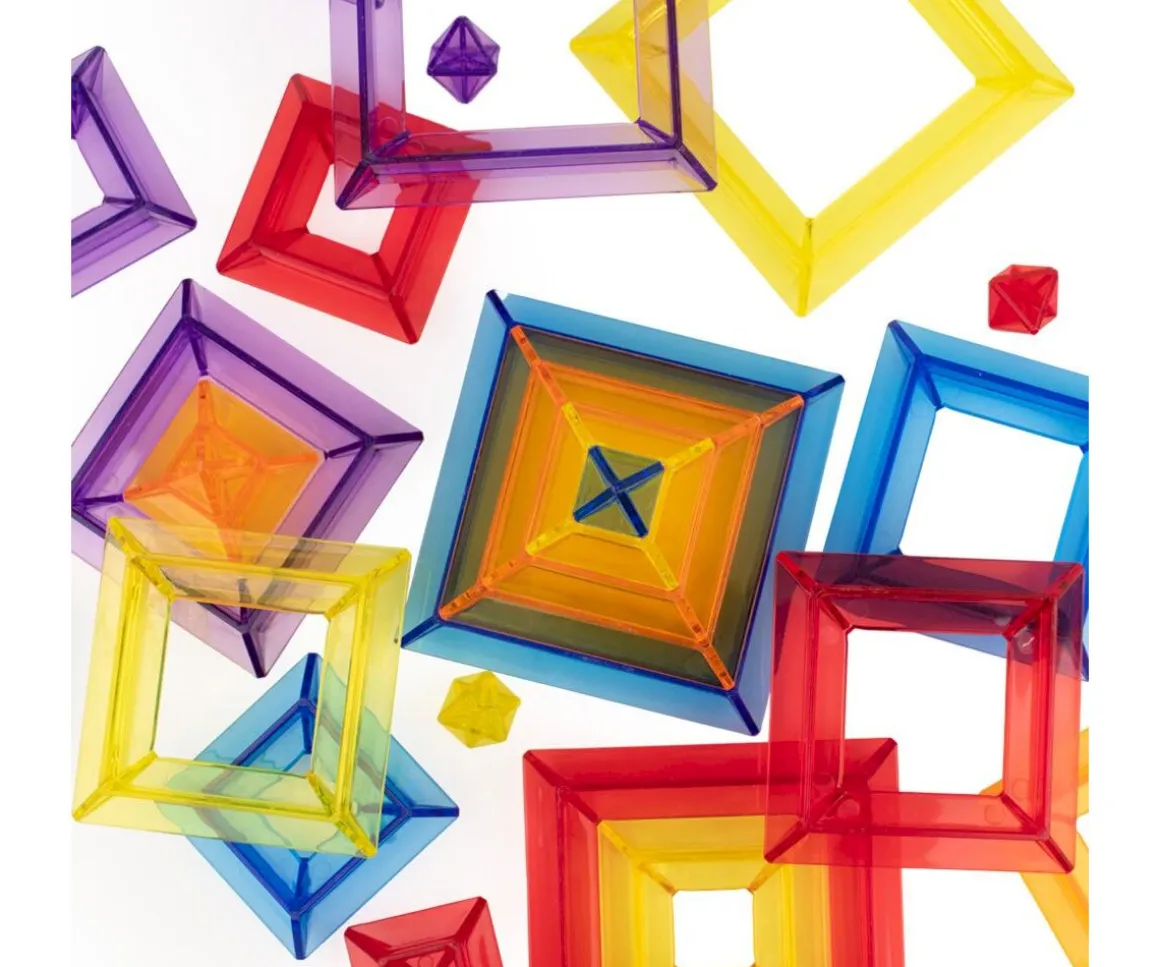 Pirámides Apilables Translúcidas 25 uds