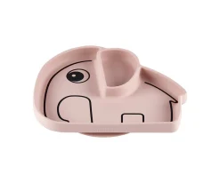 Plato Antideslizante Stick&Stay Elphee Rosa Empolvado