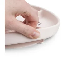 Plato con Compartimentos Stick&Stay Playground Powder