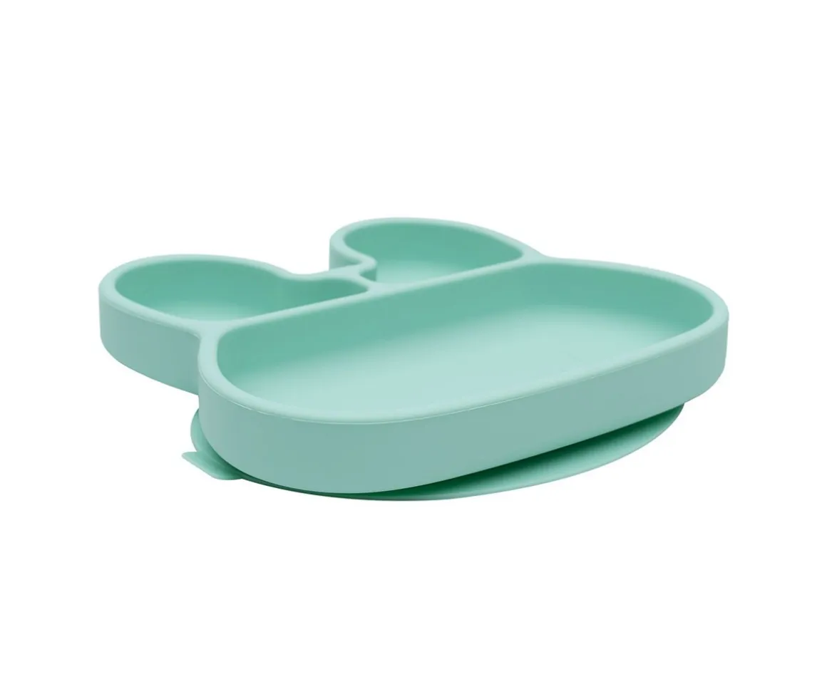 Plato con Ventosa Conejito Mint