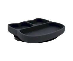 Plato con Ventosa Gato Negro