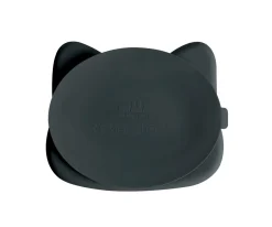 Plato con Ventosa Gato Negro