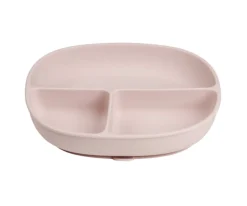 Plato de Silicona con Tapa Blush