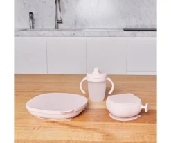 Plato de Silicona con Tapa Blush