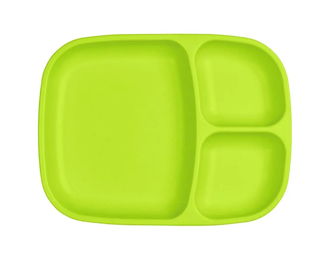 Plato Grande Compartimentos Replay Lime Green