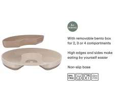 Plato Infantil Compartimentos Mio Sunshine & Rainbow