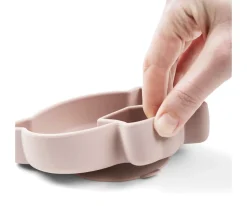 Plato Silicona Stick&Stay Snack Birdee Powder