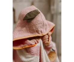 Poncho con Capucha Mandy Mandarina Personalizable