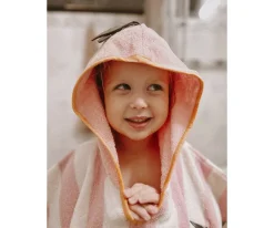 Poncho con Capucha Mandy Mandarina Personalizable