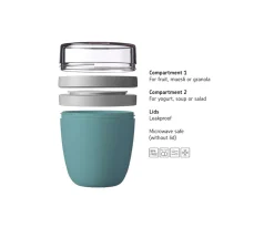 Porta Alimentos Ellipse Mini Vivid Blue