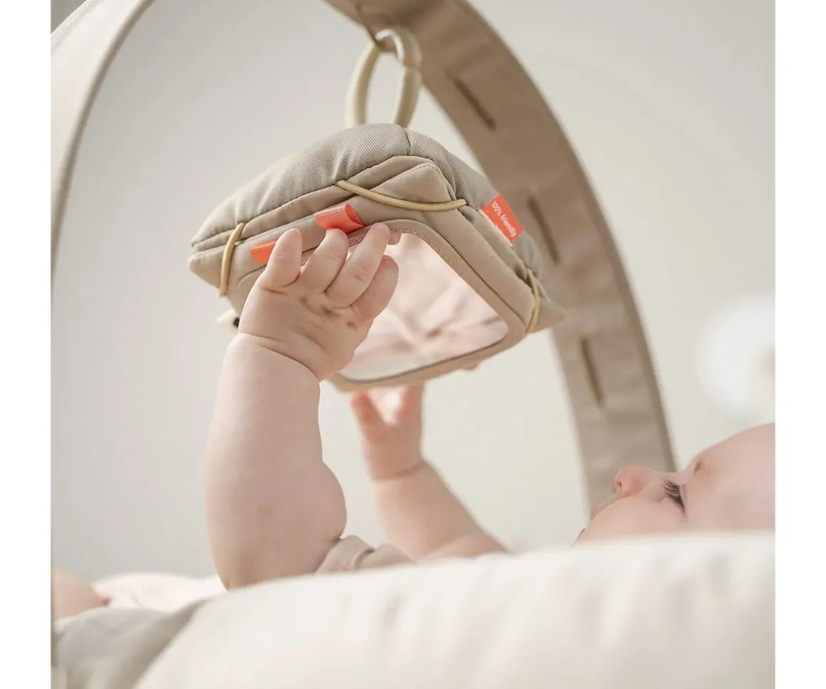 Porta Tarjetas con Espejo Deer Friends Sand