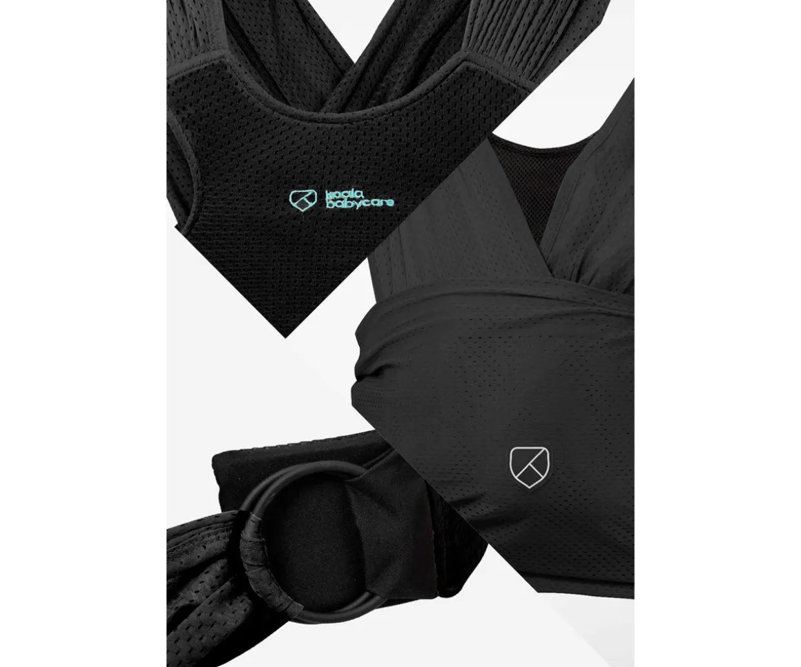 Portabebés Transpirable Cuddle Breeze Watersling Black