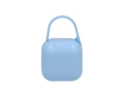 Portachupetes Square Personalizado Azul Claro