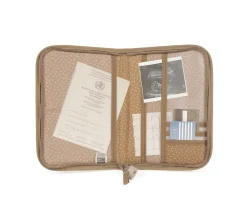 Portadocumentos Corazones Poppy Canela