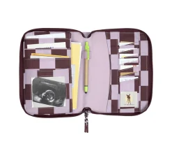 Portadocumentos Deep Red / Lavender