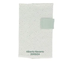 Portadocumentos Rainbow Dots Verde Personalizable