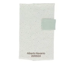 Portadocumentos Rainbow Dots Verde Personalizable