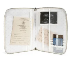 Portadocumentos Toile de Jouy Crema