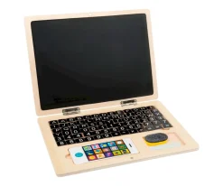 Portátil de Madera con Pizarra Magnética