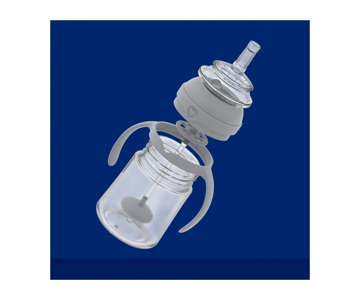 Primera Taza con Pajita Lovi Marrón