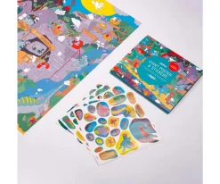 Póster XL Omy + Pegatinas Dinos