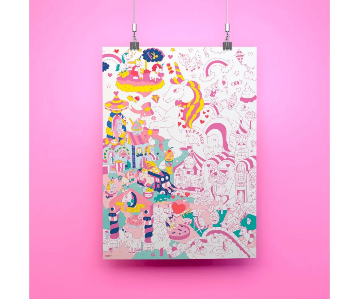 Póster XL Omy Lily Unicornio