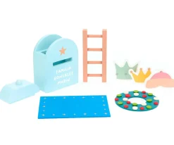 Puerta y Buzón Mágicos con Complementos Azul Personalizable