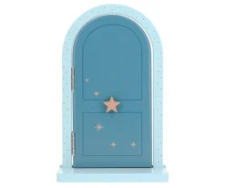 Puerta y Buzón Mágicos con Complementos Azul Personalizable