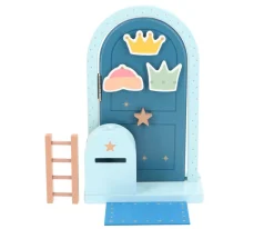 Puerta y Buzón Mágicos con Complementos Azul Personalizable