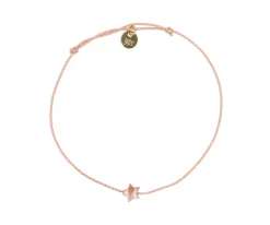 Pulsera Rosa Estrella Nácar Rosa