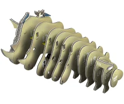 Puzzle 3D Eugy Rinoceronte