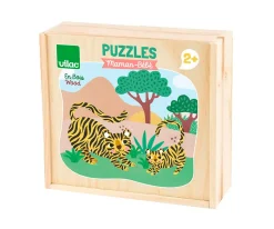 Puzzle de Madera Mamá y Bebé