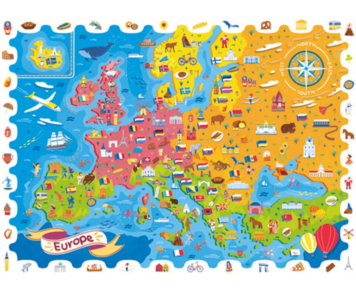 Puzzle Detective El Mapa de Europa
