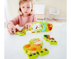 Puzzle Números y Animales de Granja