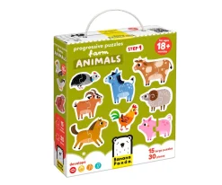 Puzzle Progressive Farm Animals