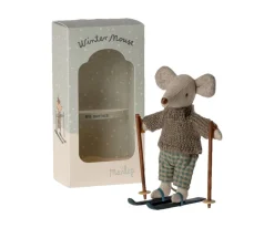 Ratón de Invierno con Set de Esquí Hermano Mayor