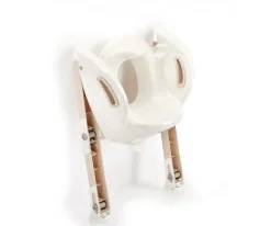 Reductor Baño con Escalón Kiddyloo Crema