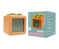Reloj Despertador Infantil Block Naranja