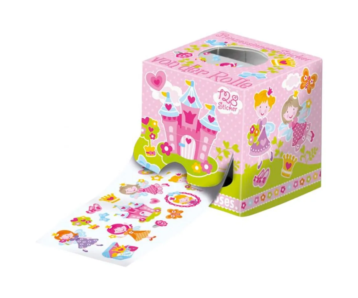 Rollo de Pegatinas Princesas