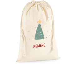 Saco Grande NOMBRE Personalizado Christmas Tree