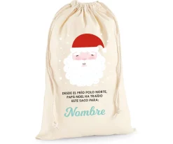 Saco Grande Personalizado para Regalos Papá Noel