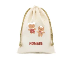 Saco Pequeño NOMBRE Personalizado Gingerbread Cookies