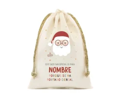 Saco Pequeño Personalizado Santa